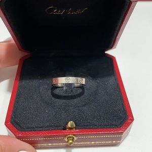 Cartier LOVE ring 18k white gold